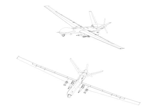 MQ9-REAPER无人机(uav)缩略图