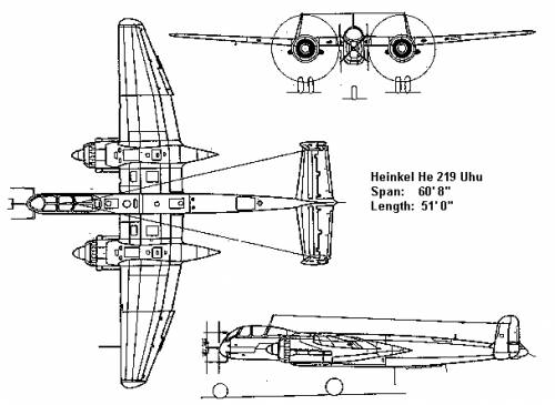 Heinkel He 219 Uhu夜间战斗机