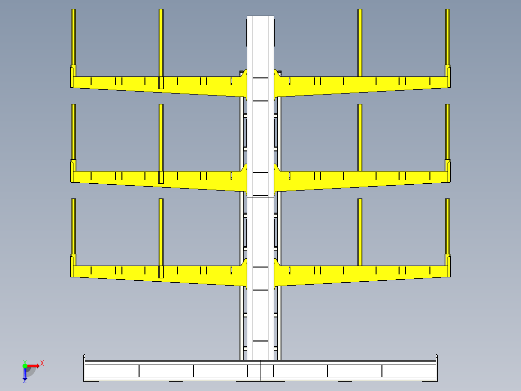 型钢支架货架 Shaped steel rack