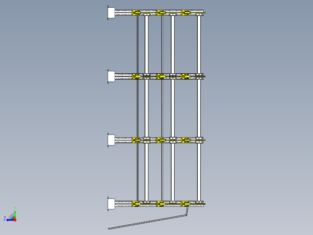 型钢支架货架 Shaped steel rack