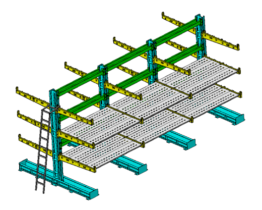 型钢支架货架 Shaped steel rack缩略图