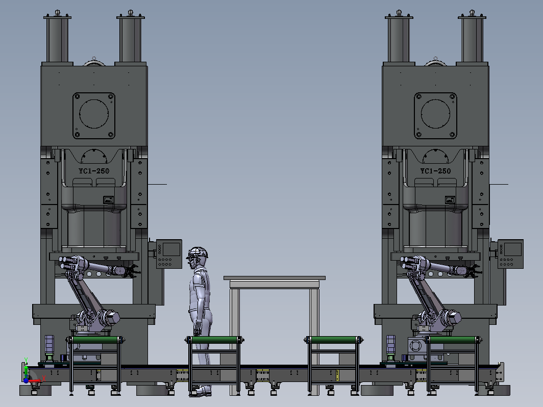 数控冲床设备的自动化作业模拟