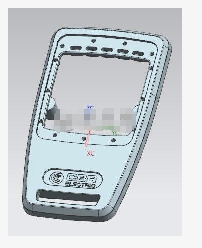 行车遥控器上盖注塑模具三维UG10.0带参+CAD+说明书