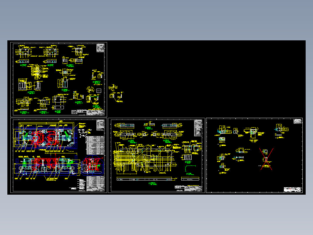 工艺夹具-箱体夹具dwg