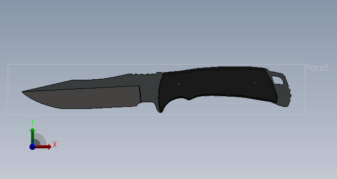 F0079-2018小刀图纸模型