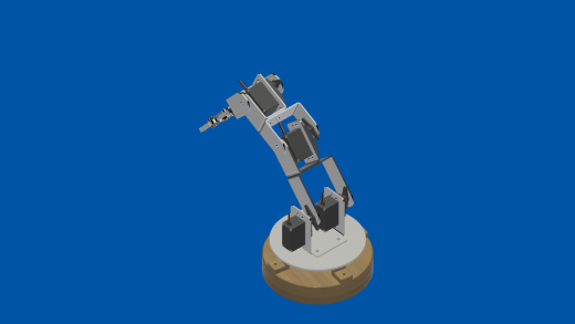 四自动度简易机械臂 arm-robot缩略图
