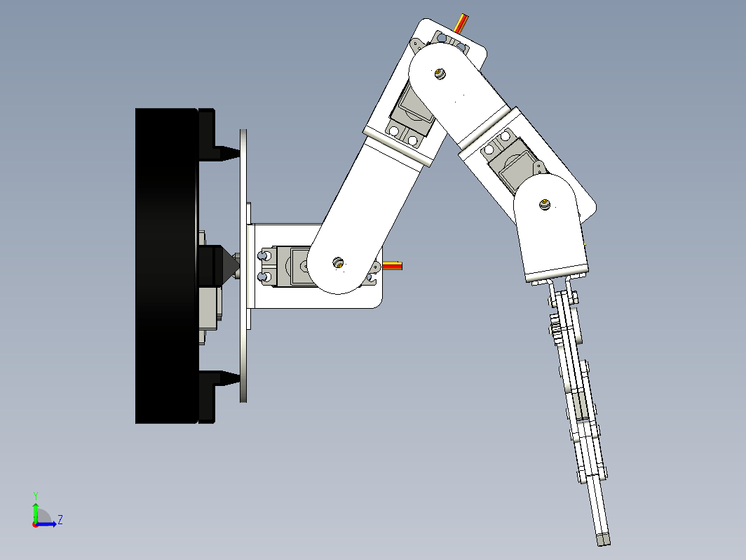 四自动度简易机械臂 arm-robot