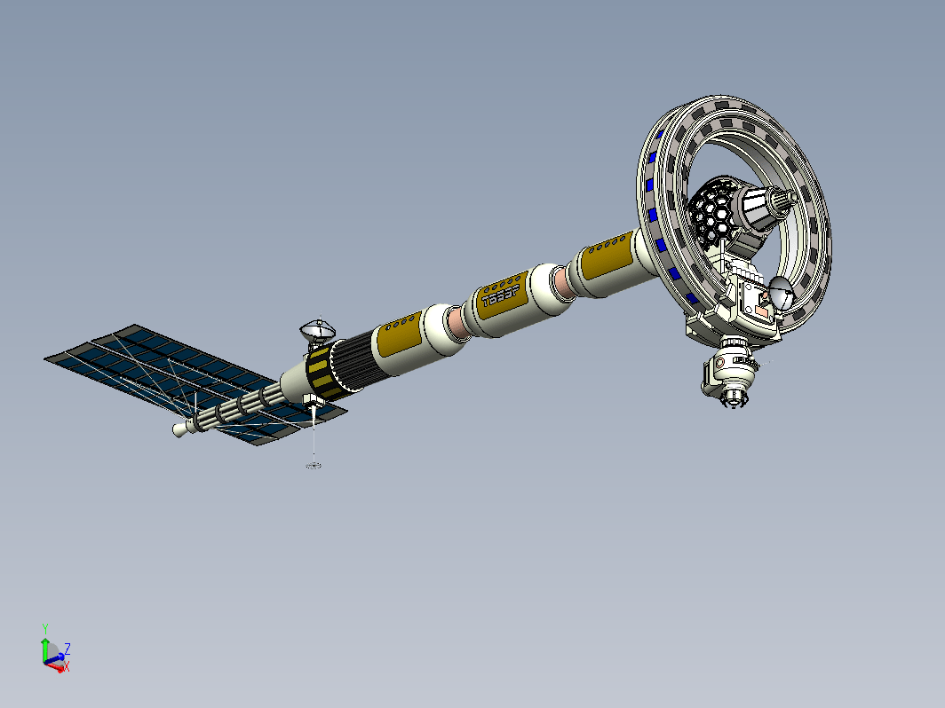 Spacestation TB5-SP空间站太空站模型