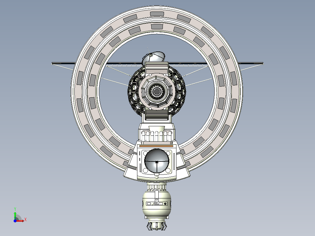 Spacestation TB5-SP空间站太空站模型