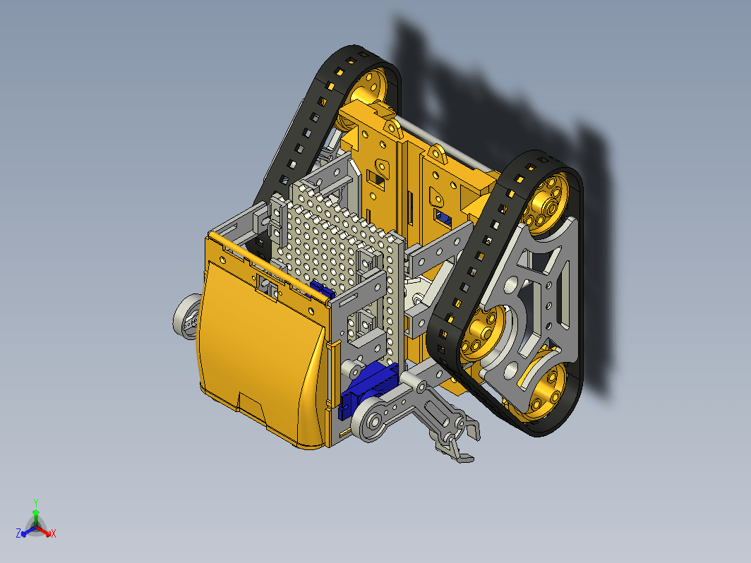 tamiya cam program三角履带机器人