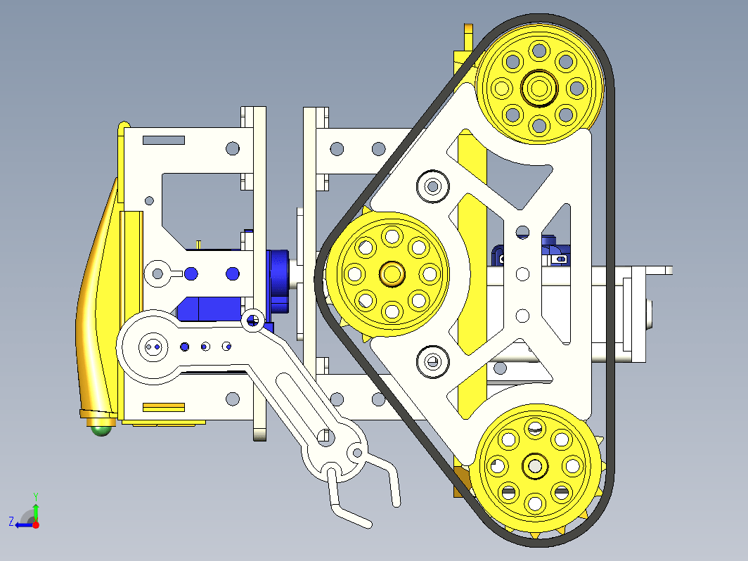 tamiya cam program三角履带机器人