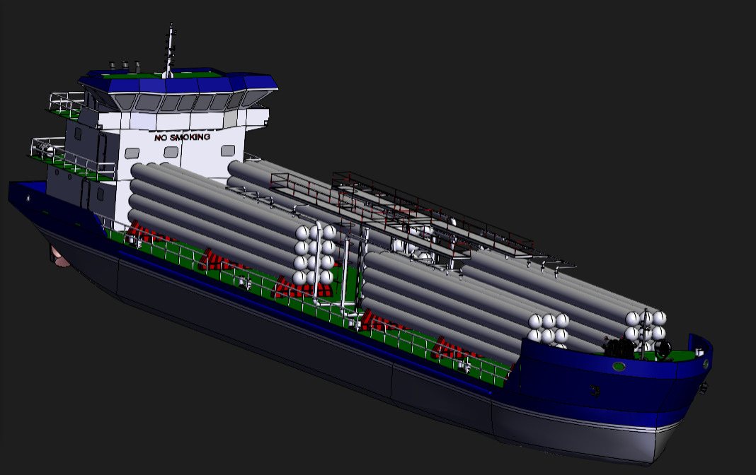 液化天然气船模型