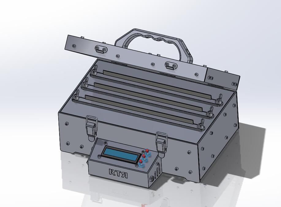 智能型电控箱3D数模图纸 Solidworks设计