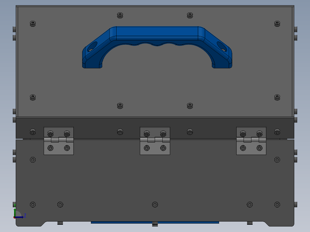 智能型电控箱3D数模图纸 Solidworks设计