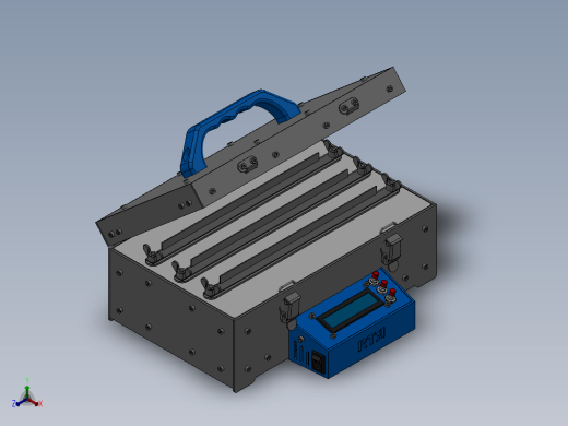 智能型电控箱3D数模图纸 Solidworks设计缩略图
