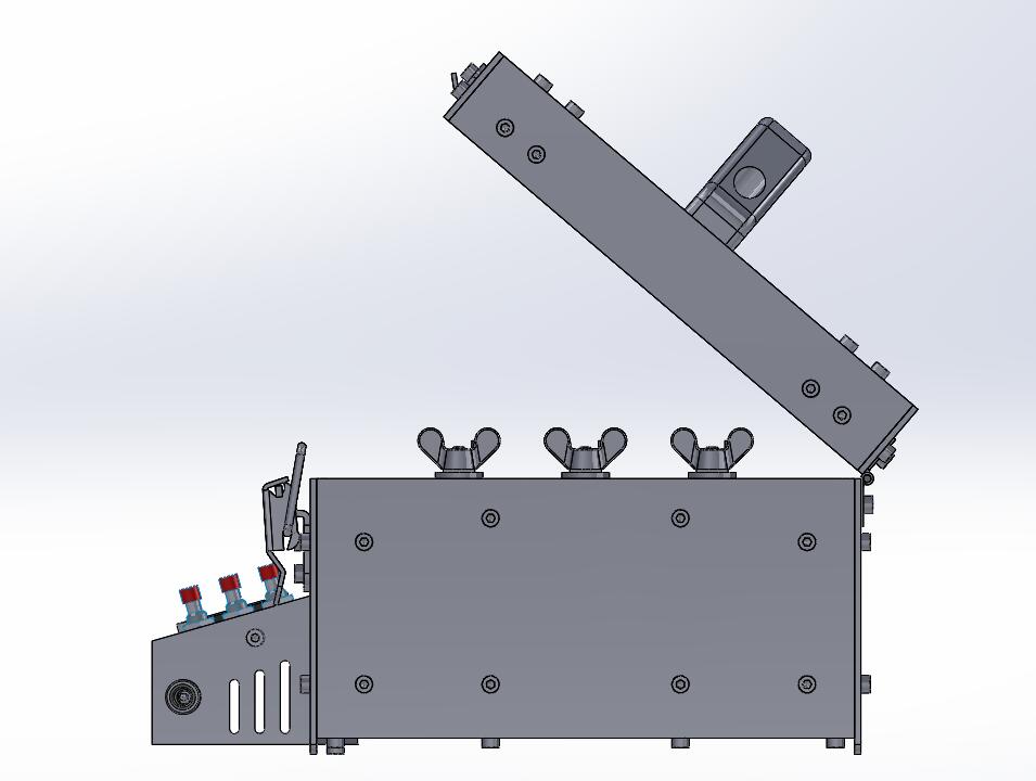 智能型电控箱3D数模图纸 Solidworks设计