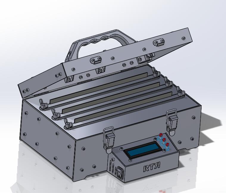 智能型电控箱3D数模图纸 Solidworks设计