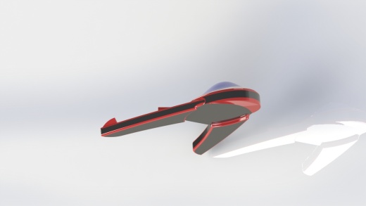 航天器模型太空船