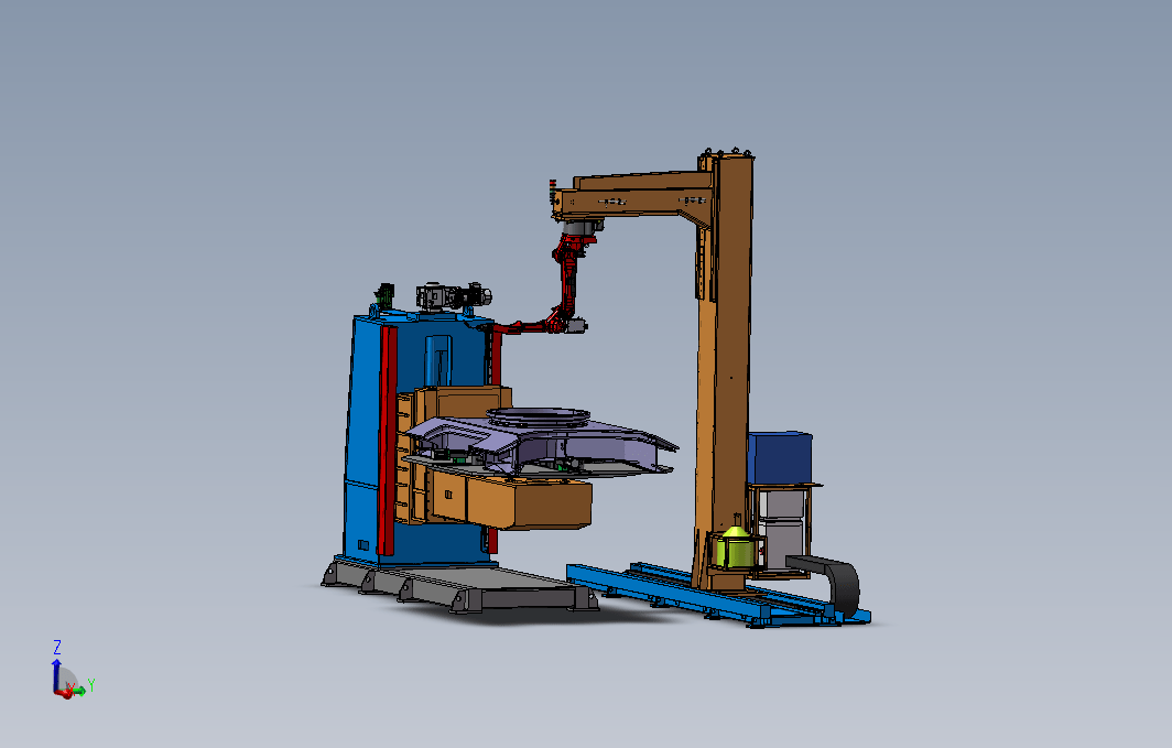 厚板焊机器人工作站