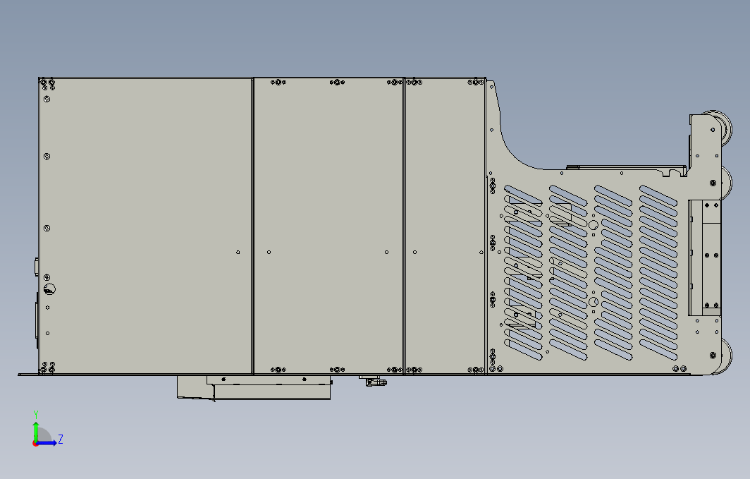 高性能多机传动驱动器STEP_B00(MD810-50M4T250G210H+整机外形图)