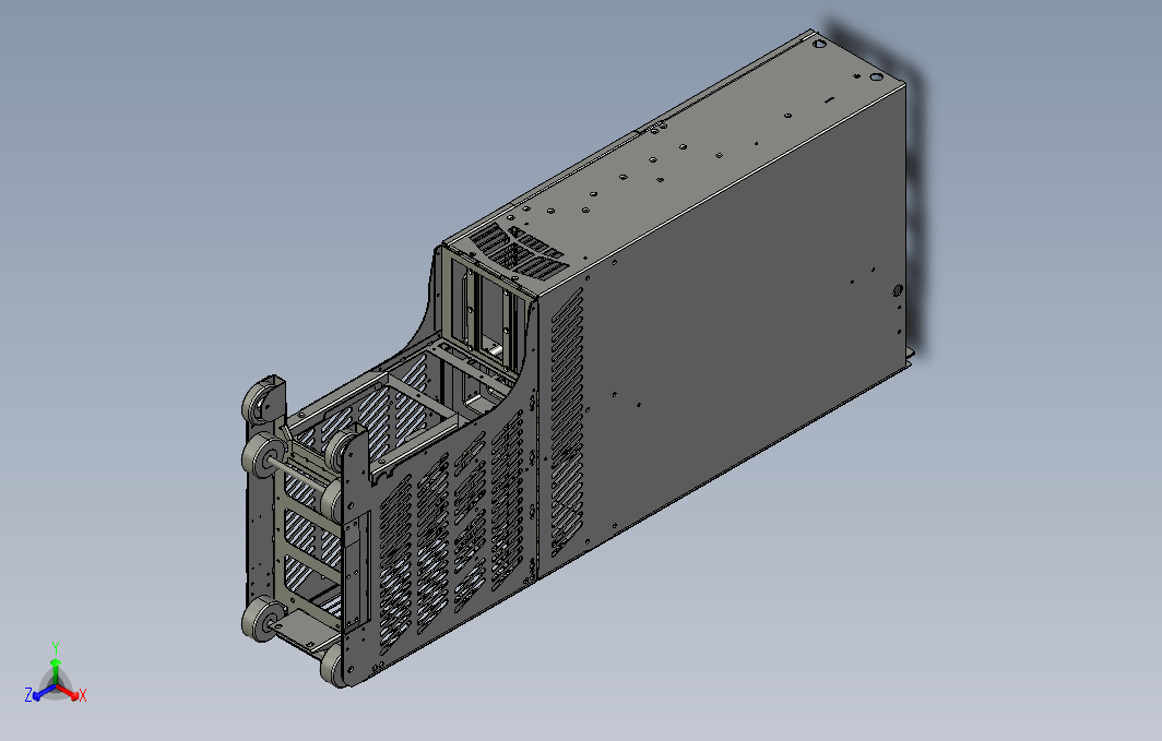 高性能多机传动驱动器STEP_B00(MD810-50M4T250G210H+整机外形图)