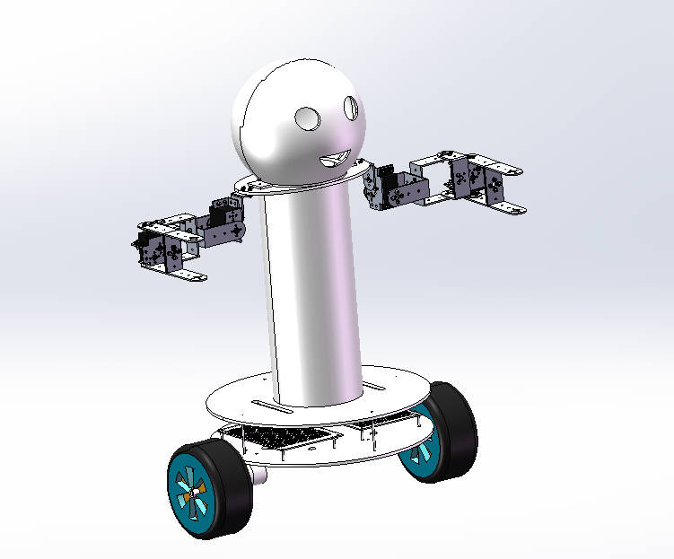 自平衡 2机械臂移动机器人