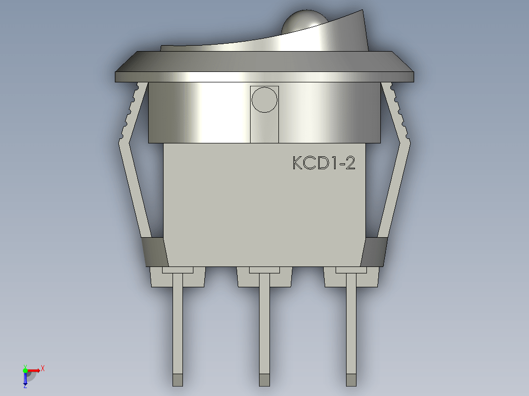 KCD1-2 带 LED 按钮开关