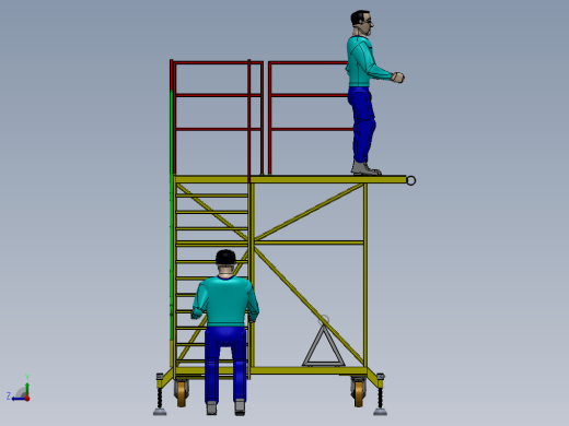 移动工业楼梯 B787 Ladder 2250m缩略图