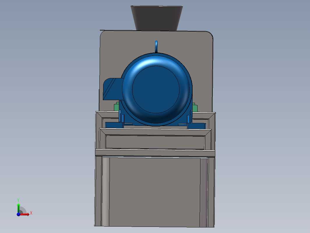 餐厨垃圾压榨脱水一体机3D