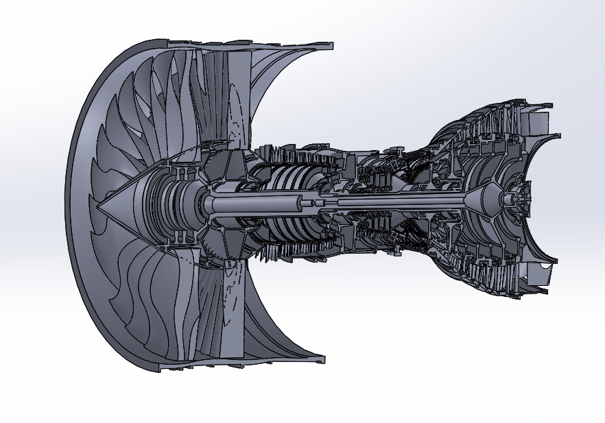 Plane Engine航空发动机引擎