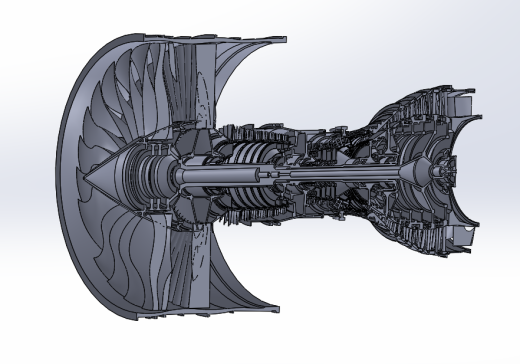Plane Engine航空发动机引擎缩略图