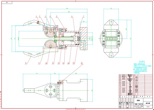 机械手夹持器的设计【原创】+CAD+说明书缩略图