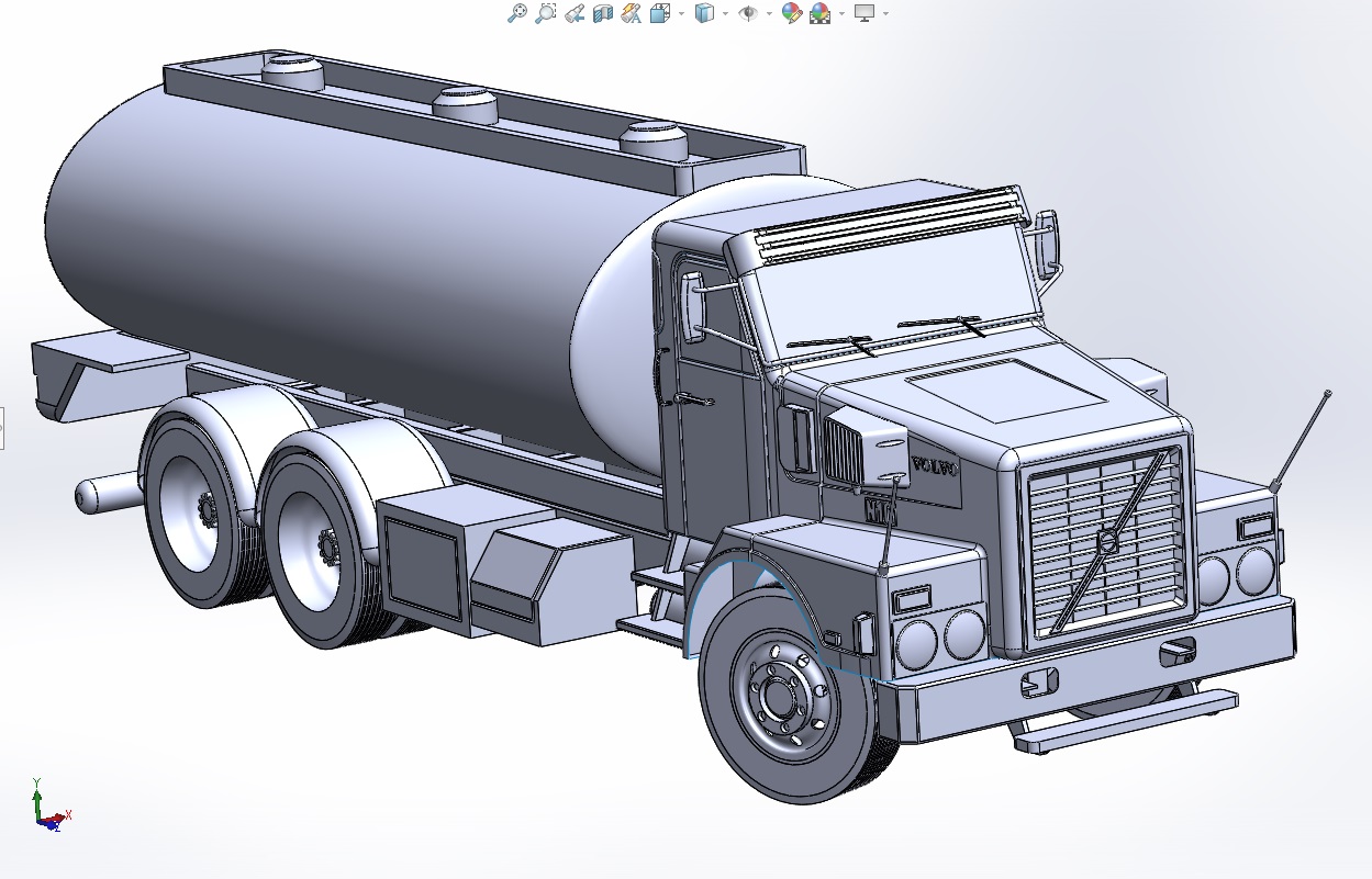 Volvo N10长头罐卡车