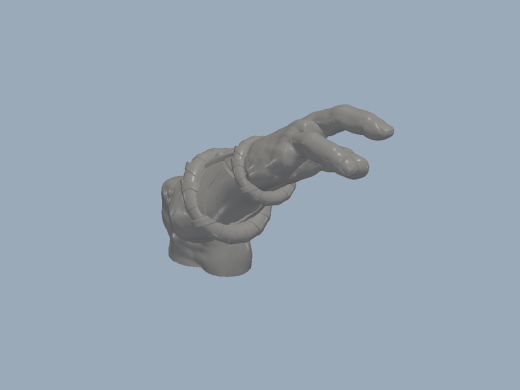 真人快打 Goro 高精度3D打印模型缩略图