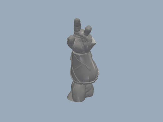 真人快打 Goro 高精度3D打印模型缩略图