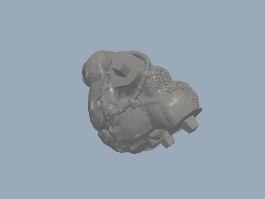 真人快打 Goro 高精度3D打印模型缩略图
