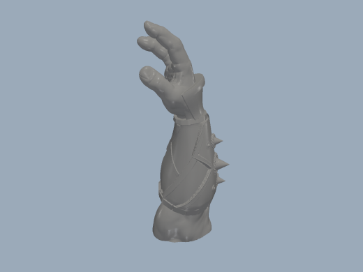 真人快打 Goro 高精度3D打印模型缩略图