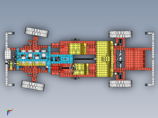 Lego 853汽车底盘拼装玩具缩略图
