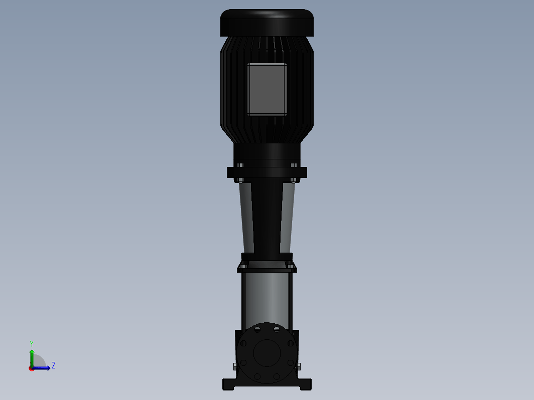 Solidworks格兰富水泵