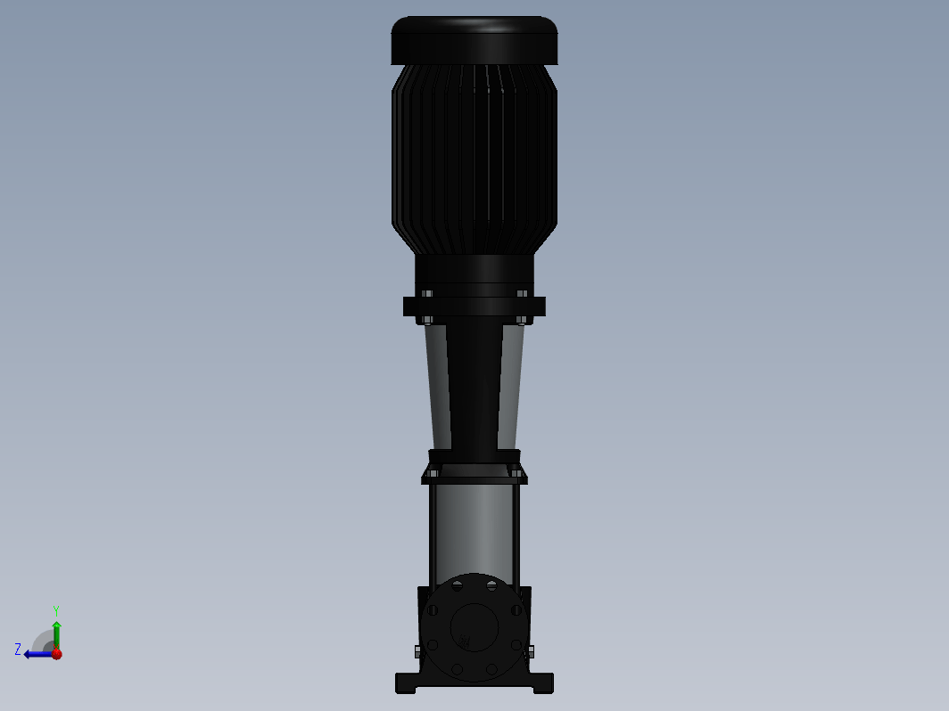 Solidworks格兰富水泵