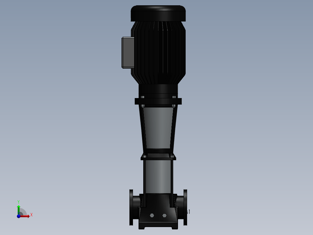 Solidworks格兰富水泵