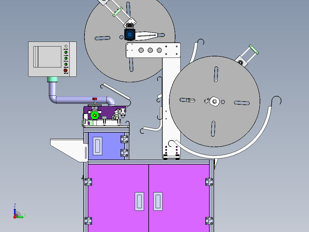 自动四联端子料带裁断裁切机