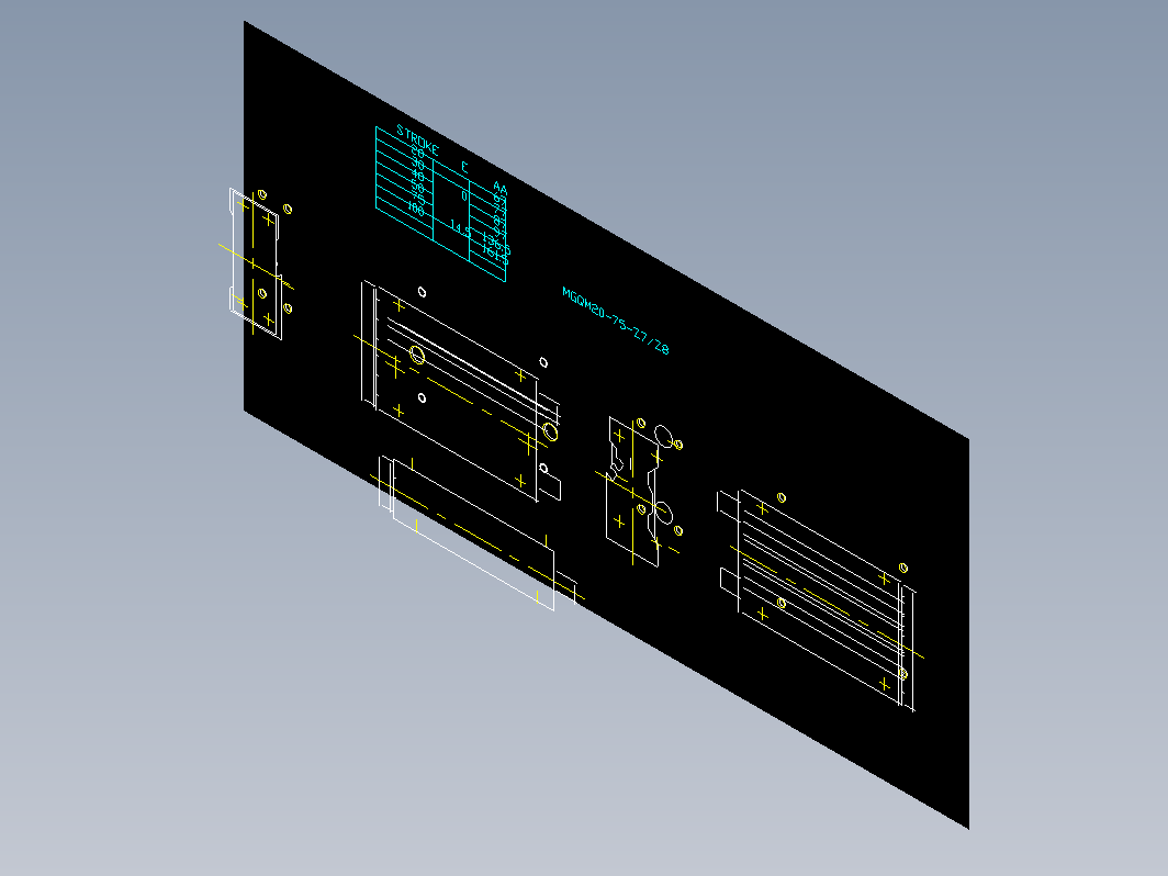 气缸 mgq20