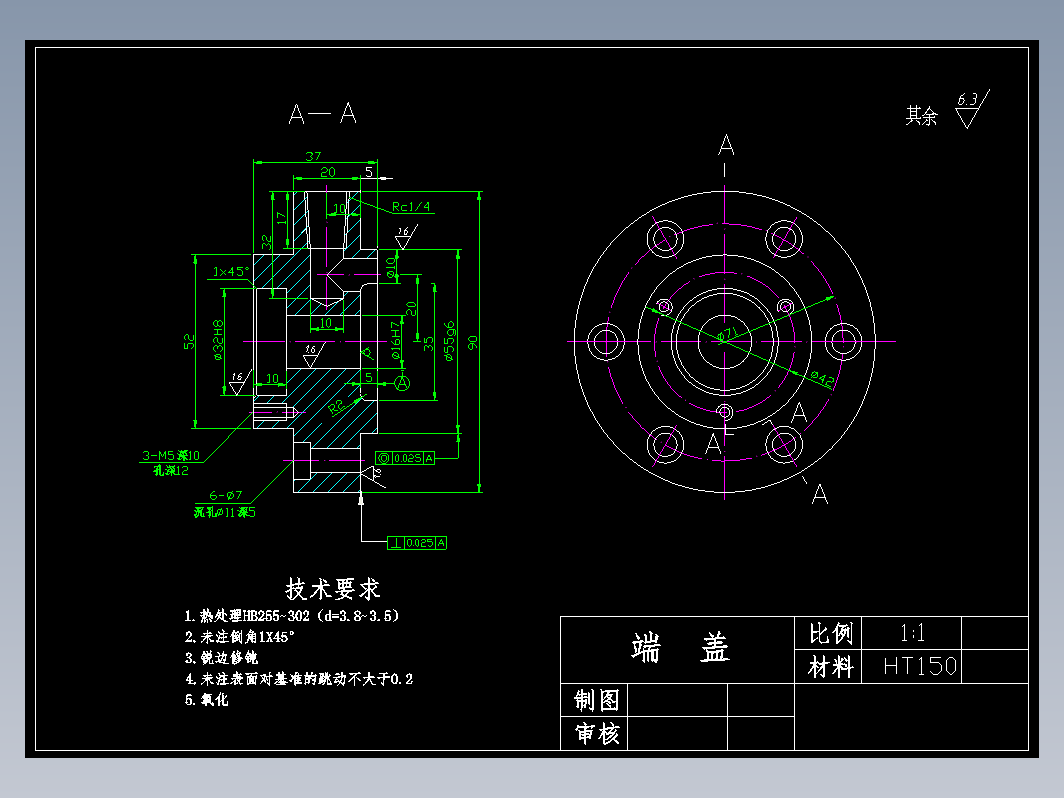 端盖（1）