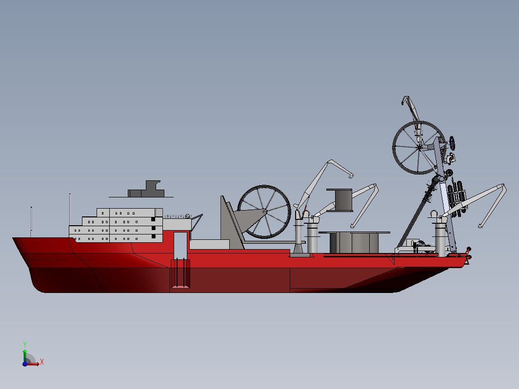 工程船舶模型