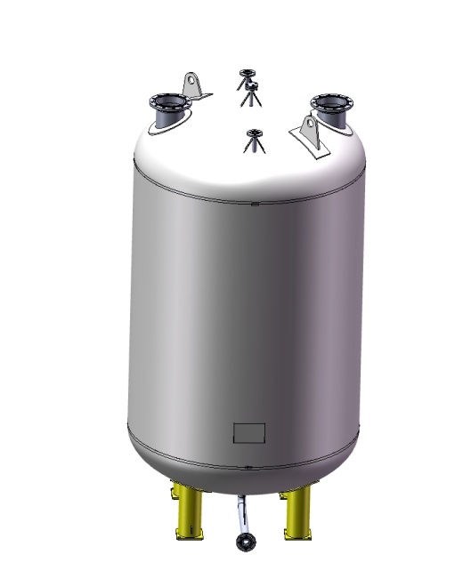DN2200x12尾气缓冲罐模型图三维SW2016带参缩略图