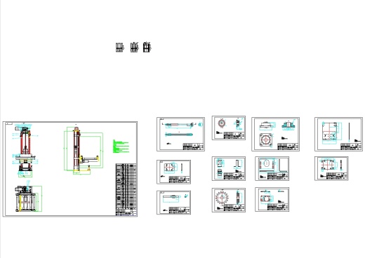 升降辊子提升机三维SW2020带参+CAD+说明书缩略图