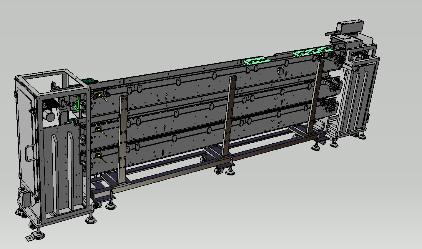 Pallet conveyor三层托盘输送机