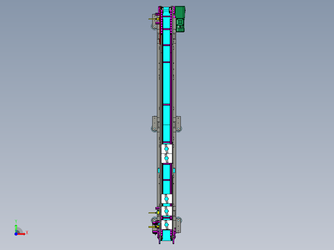 Pallet conveyor三层托盘输送机