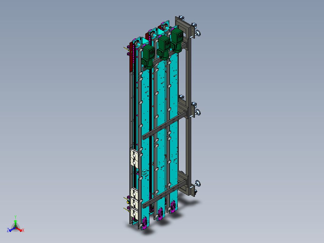 Pallet conveyor三层托盘输送机